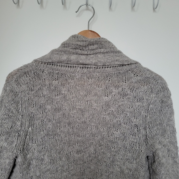 Aritzia Talula  Greenpoint Open Front Pocket Knit Cashmere Lambswool Cardigan - Picture 15 of 16